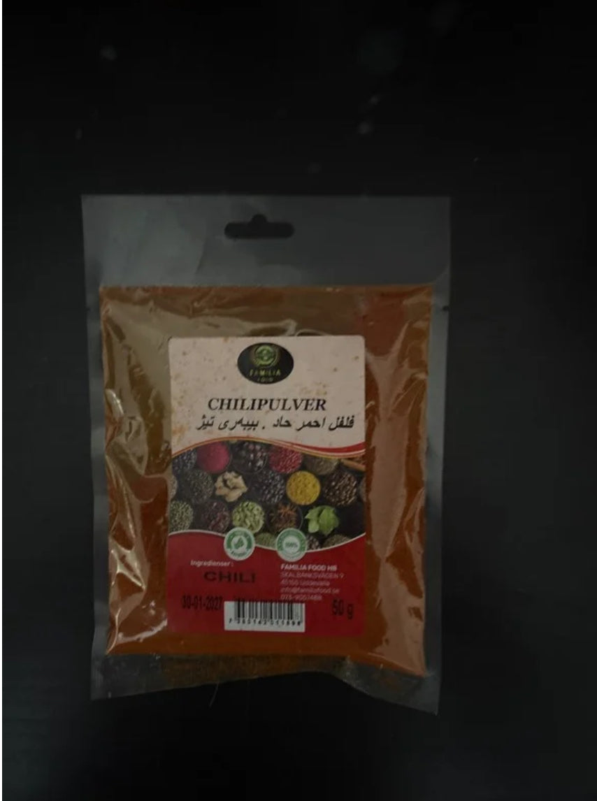 Chili pulver